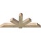 Ekena Millwork Kennewick Rough Sawn Timber Gable Bracket, Douglas Fir, 72"W x 30"H x 6"D x 6"F, 10/12 Pitch GBW072X30X0606KEN00RDF - alternate 4